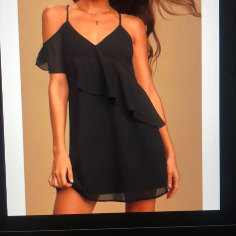 Black NEVER WORN Lulus dress